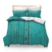 Printed Comforter Cover Set Twin Size Door Bedspread Room Decor for Kids Boys and Girls
