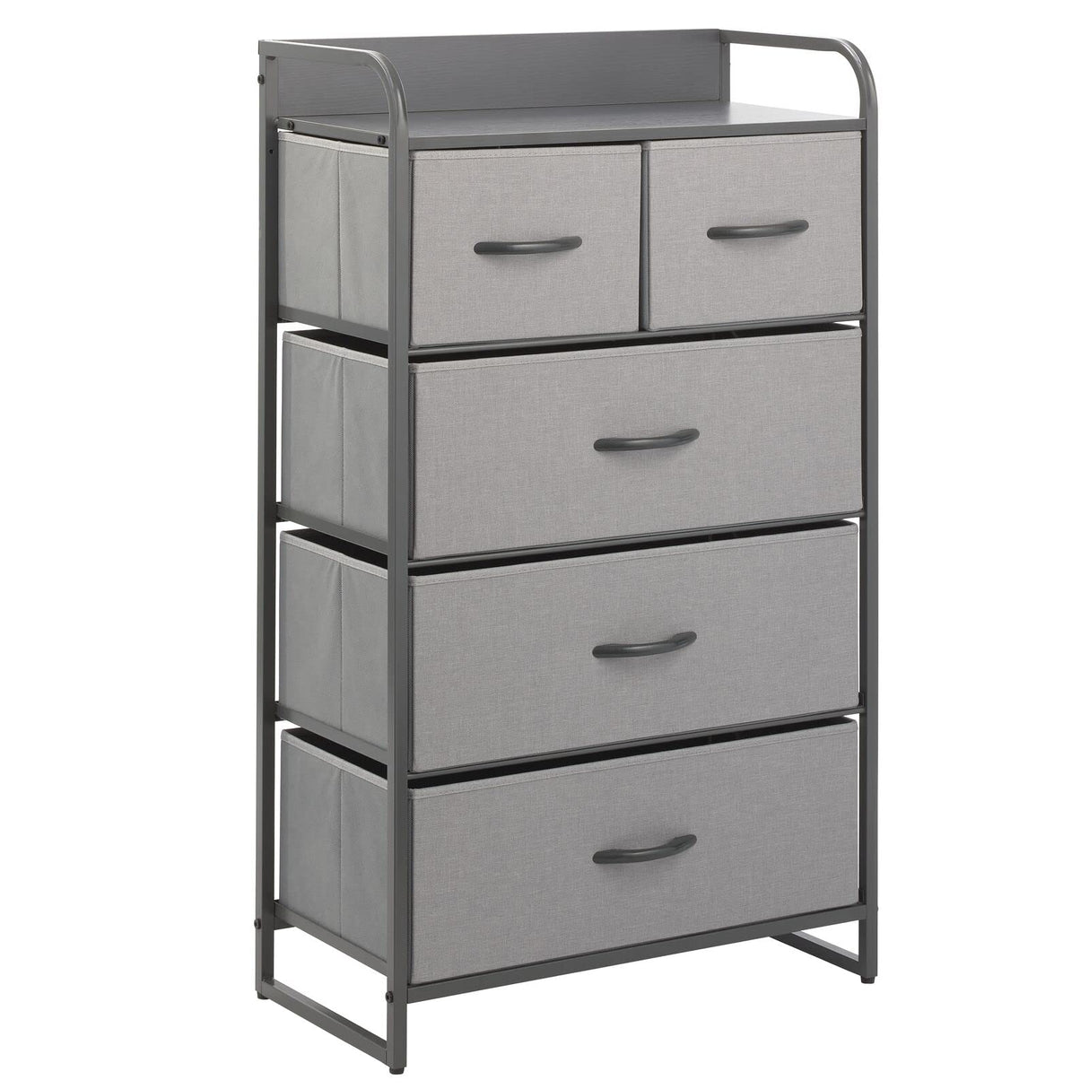 Tall Dresser Storage Chest - Vanity Furniture Cabinet Tower Unit for Bedroom, Office