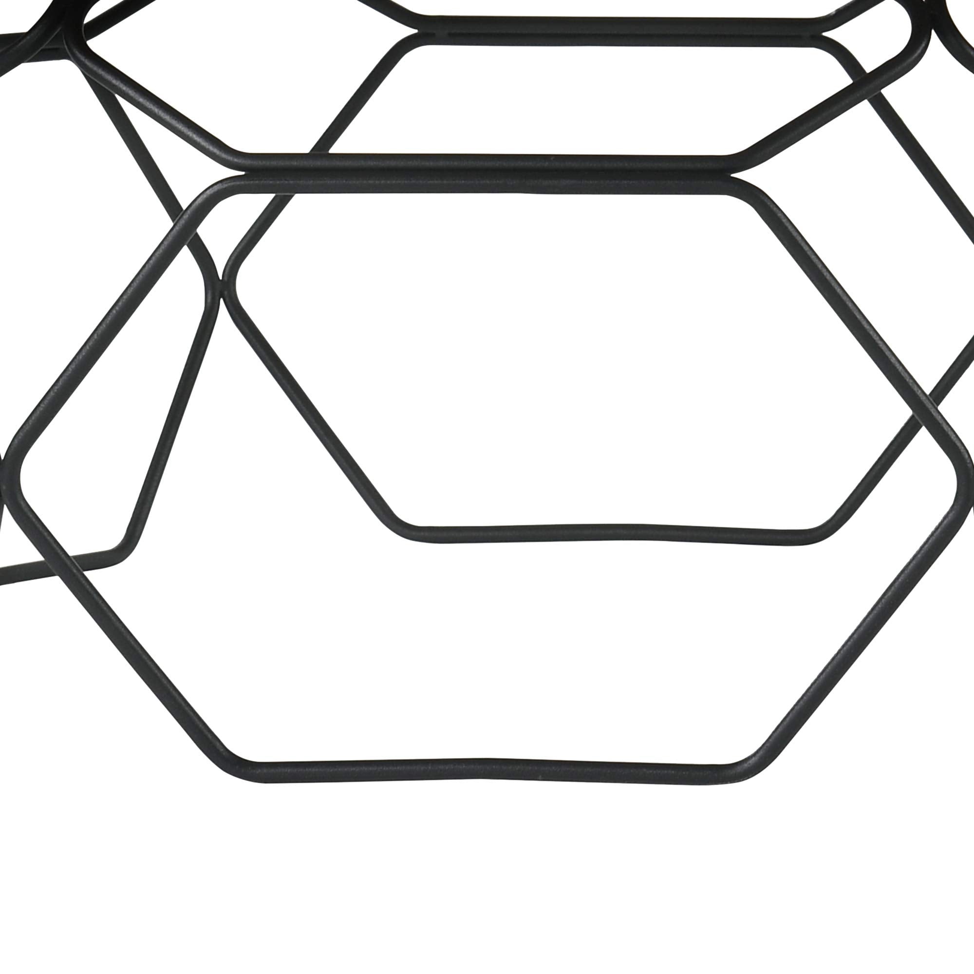 Cosmo Walnut Veneer Coffee Table with Black Metal Base