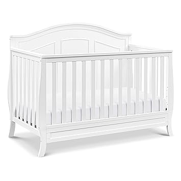 4-in-1 Convertible Crib in White, Greenguard Gold Certified