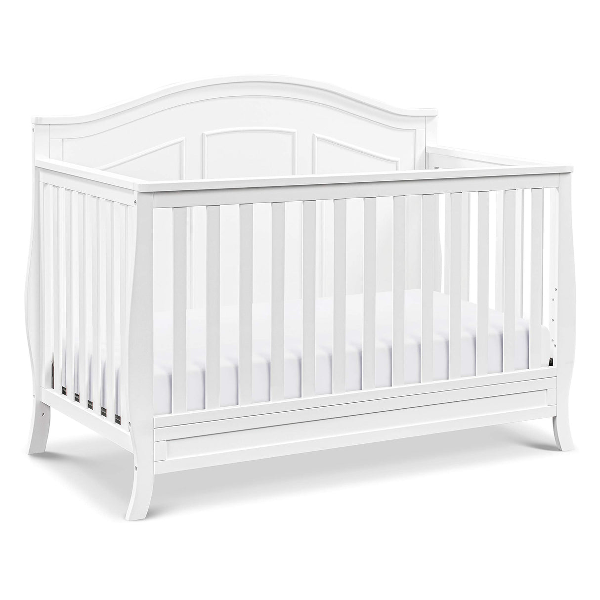 Emmett 4-in-1 Convertible Crib in White, Greenguard Gold Certified