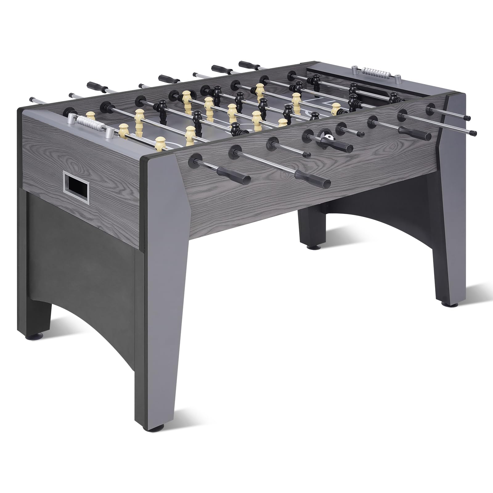 Foosball Table, 54" Large Size Soccer Game Table for Kids and Adults