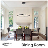 Room Decor Modern LED Chandelier Ring Chandelier Circular Contemporary Chandelier 23