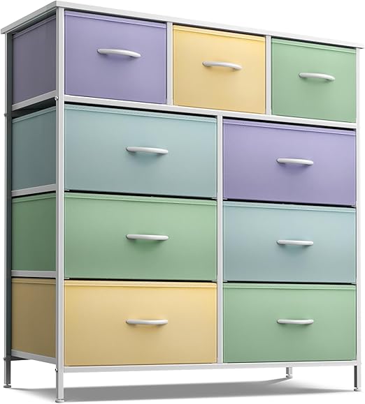 Dresser with 9 Drawers - Furniture Storage Chest Tower Unit for Bedroom