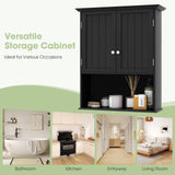 Bathroom Organizers and Storage Cabinet with 2 Doors and an Adjustable Shelf