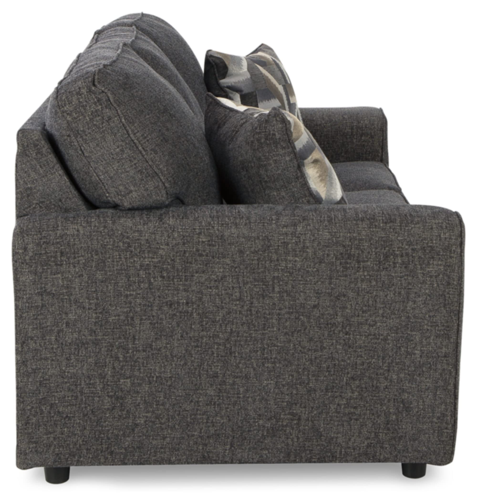Cascilla Casual Sofa, Dark Gray
