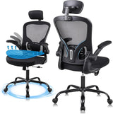 Ergonomic Office Desk Chair- Mesh Home Office Desk Chair with Headrests & Adjustable