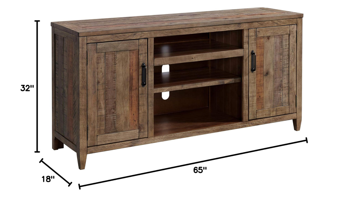 Napa, 65" TV Stand, Natural