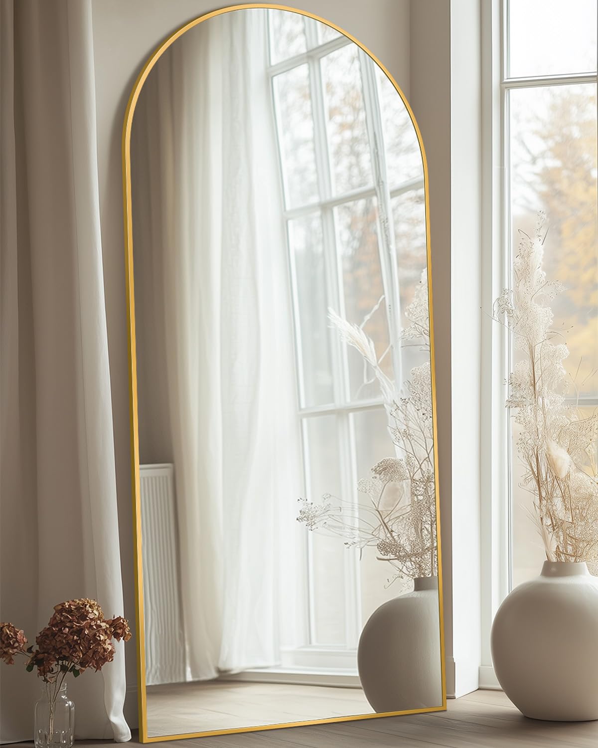 Full Length Mirror, 26"x68" Floor Mirror Freestanding, Oversized Full Body Mirror Floor