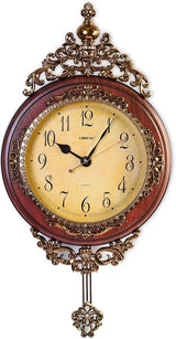 Elegant, Traditional, Decorative, Hand Painted Modern Grandfather Wall Clock Fancy