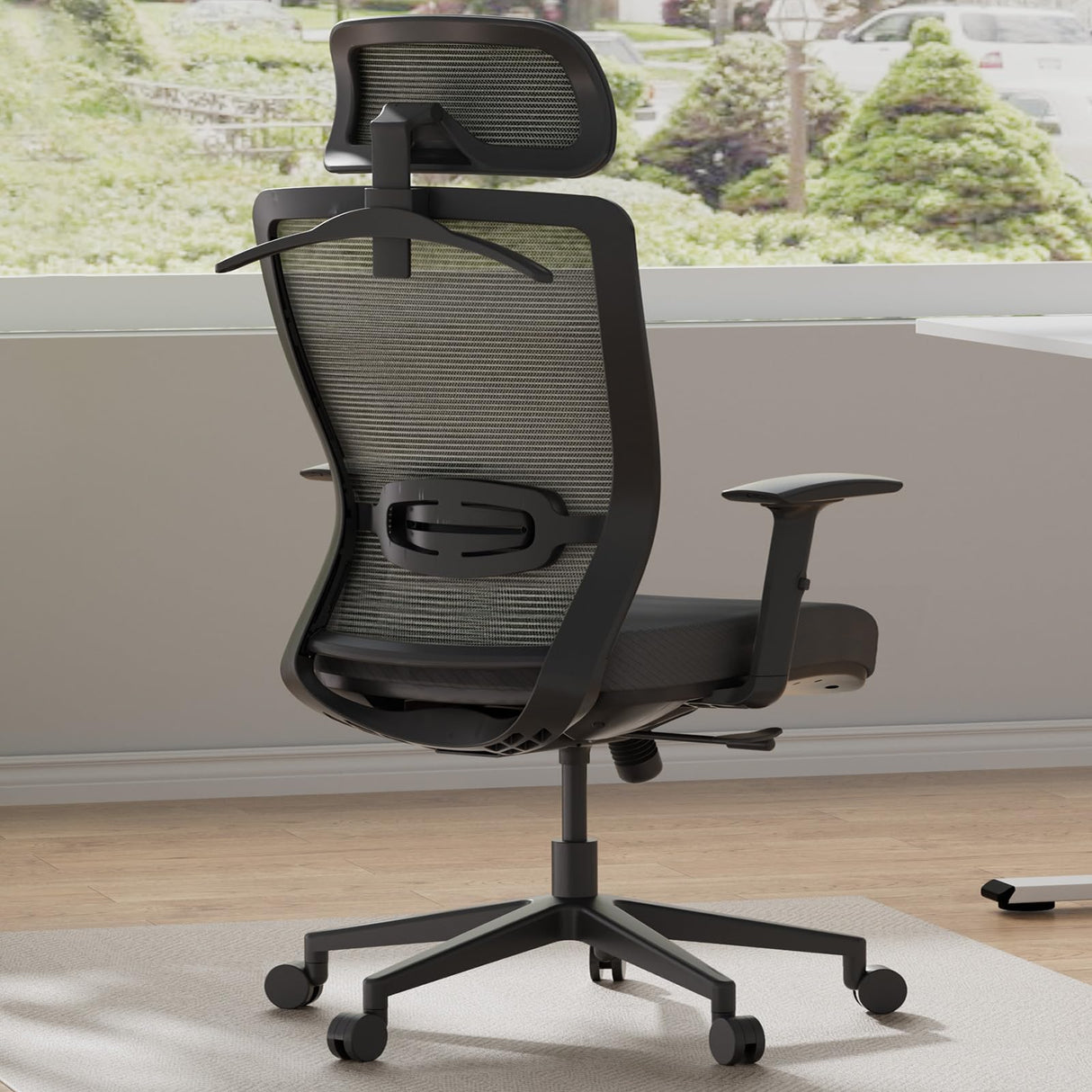 Office Chair Comfy Back Support Ergonomic Office Desk Chair with Comfy Seat Cushion