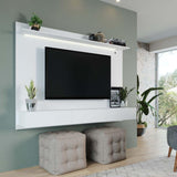 Bliss Modern Freestanding Wall Mounted Entertainment Center Floating TV Panel