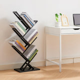 5 Tier Tree Bookshelf, Wisdom Tree Bookshelf, Modern Corner Book Shelfe