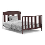 Benton 5-in-1 Convertible Crib with Drawer (Espresso) - Converts from Baby Crib to Toddler Bed