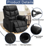 Power Lift Recliner Chairs for Elderly with Massage & Heating