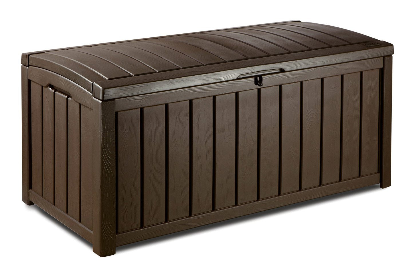 Glenwood 101 Gallon Resin Large Deck Box-Organization and Storage for Patio Furniture