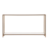 Bergen 56 inches Long Narrow Metal Console Table, Open Concept Living Space