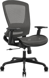 Mesh Office Chair,Ergonomic Computer Desk Chair,Sturdy Task Chair- Adjustable Lumbar