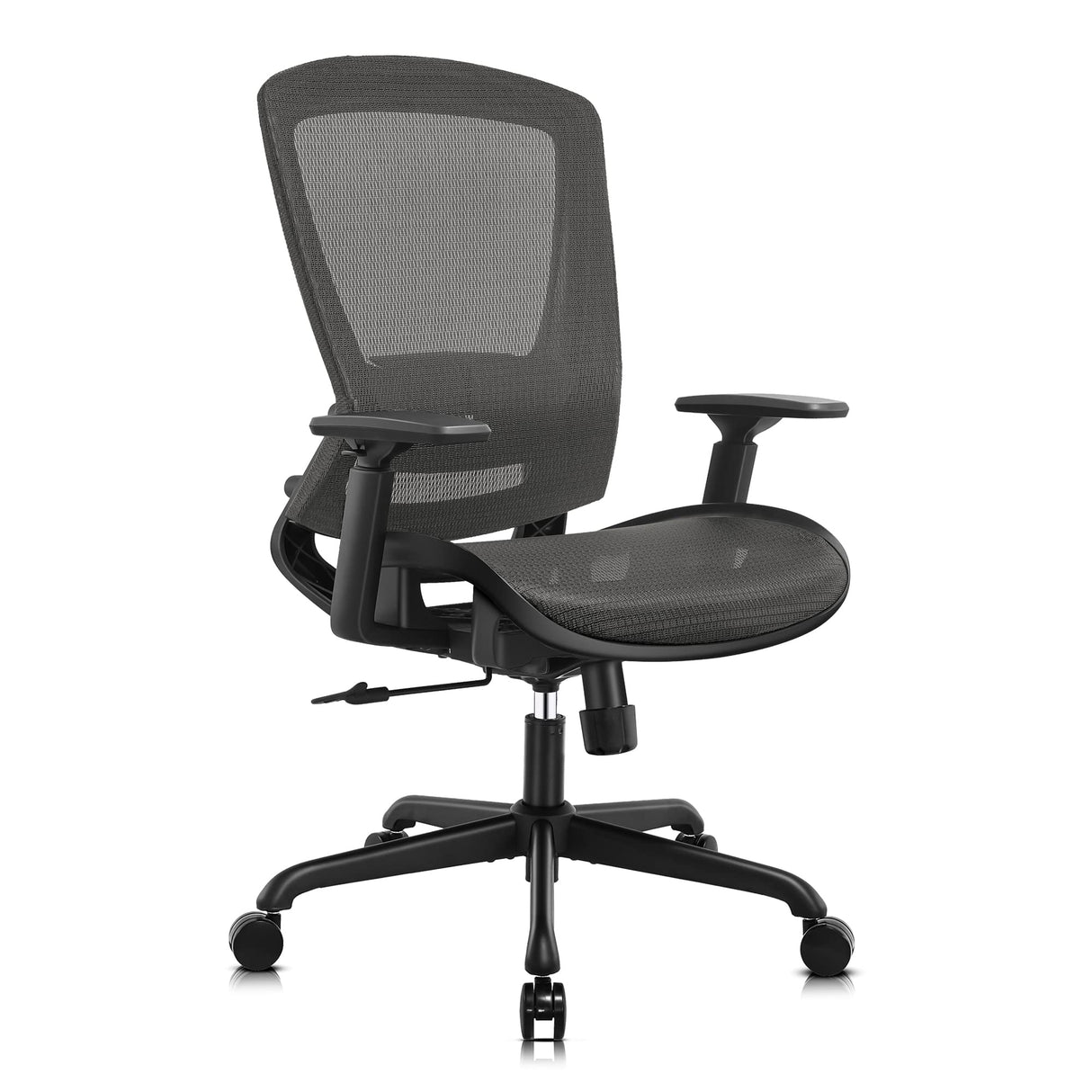 Mesh Office Chair,Ergonomic Computer Desk Chair,Sturdy Task Chair- Adjustable Lumbar