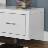 Furniture White Hollow-Core 60" L TV Console