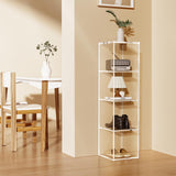 Acrylic Bookcase 4-Tier, Clear Acrylic Bookshelf, Open Display Storage Clear Bookshelf