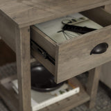 Farmhouse Square Side Accent Table Set-Living-Room Storage End Table