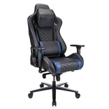 Davanti Vegan Leather High-Back Gaming Office Chair - Black/Blue