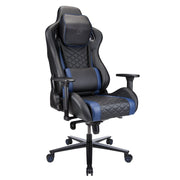 Davanti Vegan Leather High-Back Gaming Office Chair - Black/Blue