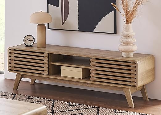 59" Mid-Century Modern Tv Stand for 55/60 inch TV