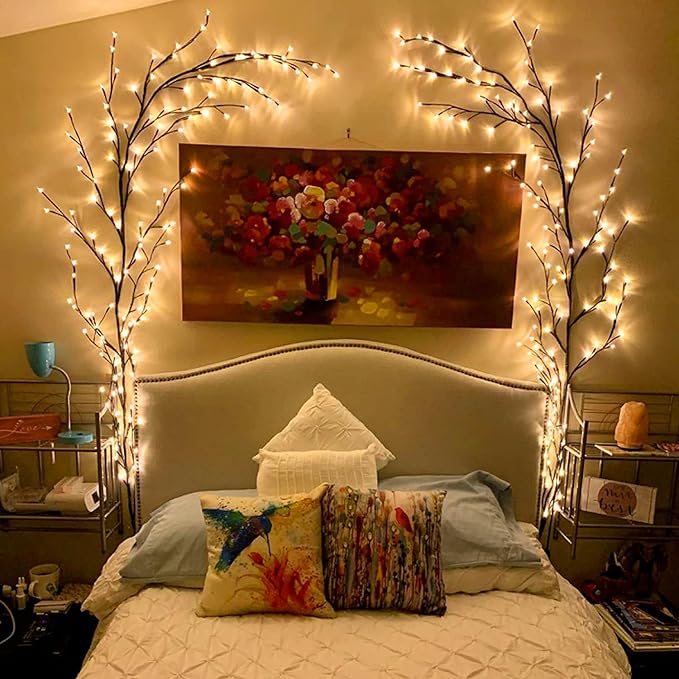 Enchanted Willow Vine Light, Christmas Decorations Flexible DIY Vines for Room Decor,