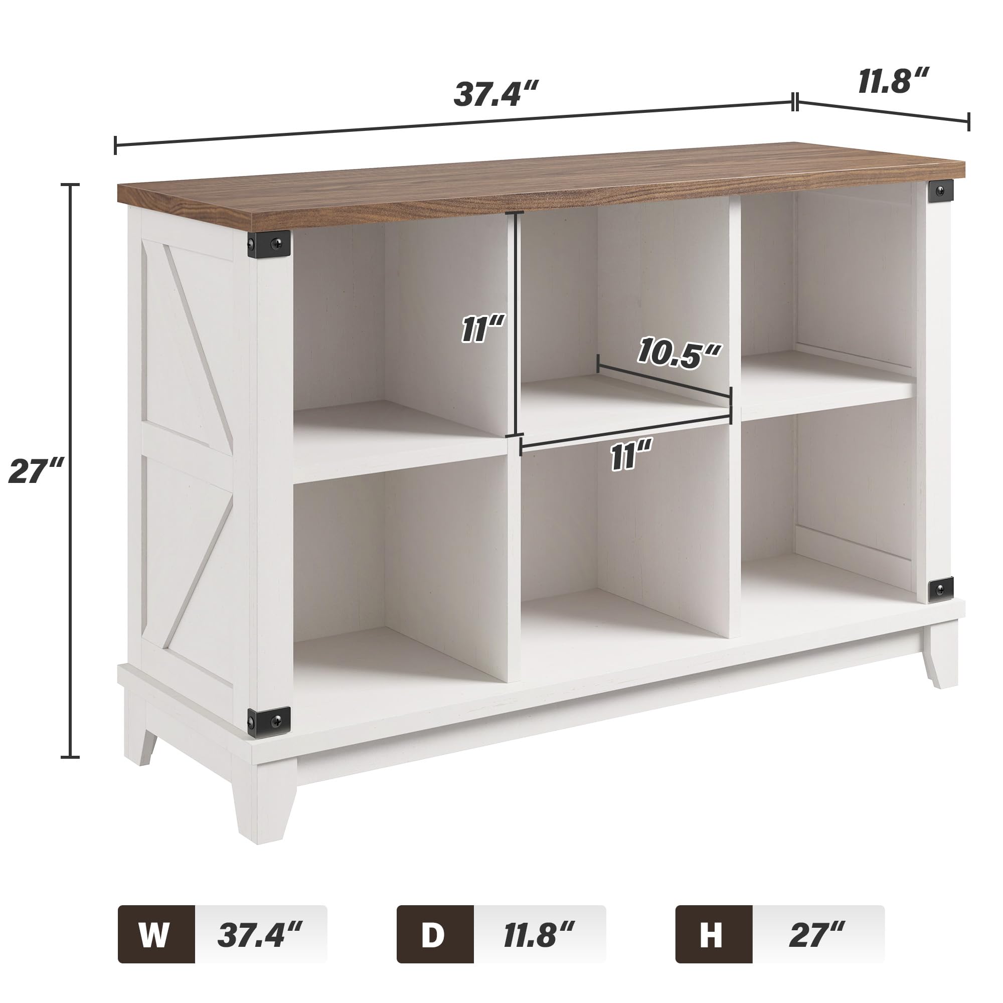 6 Cube Storage Organizer Bookshelf, Cube Closet Storage Organizers and Storage Shelf,