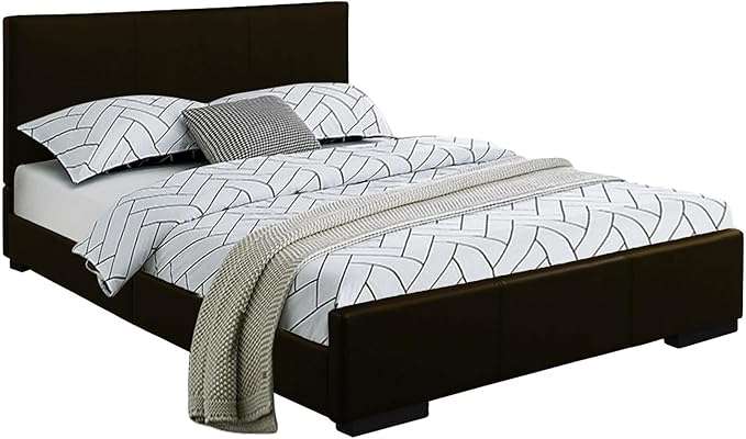 Abbey Platform Bed, White, King