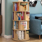 Bookshelf Rotating, 360 Display Corner Bookshelf Small Space