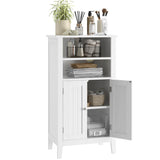 Bathroom Storage Cabinet, Free Standing Bathroom Cabinet with 2 Doors and Adjustbale