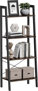 Ladder Shelf, 4-Tier Bookshelf, Storage Rack