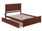 Madison Queen Platform Bed with Matching Footboard and Turbo Charger