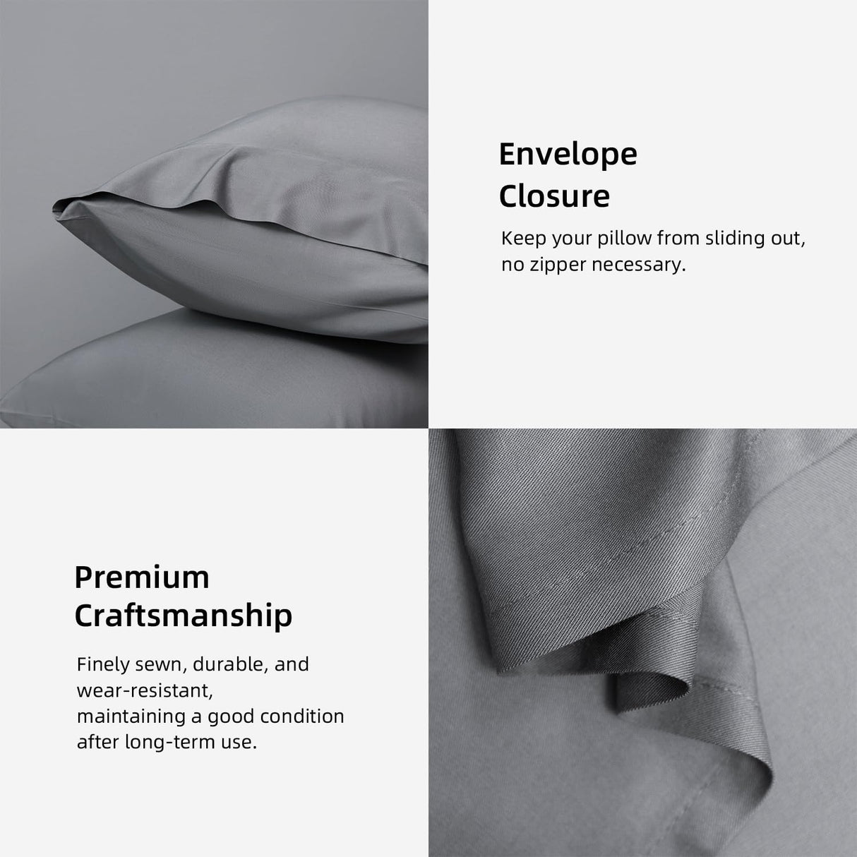 Queen Sheet Set, Rayon Derived from Bamboo, Cooling Sheets, Deep Pocket Up to 16",
