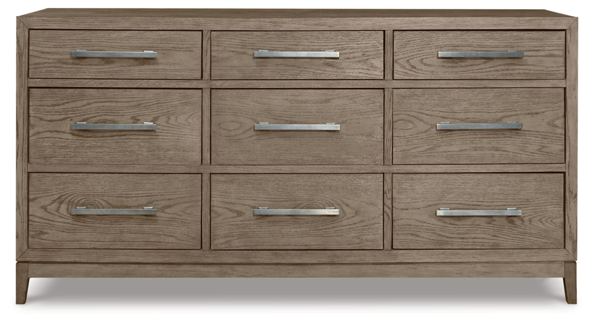 Chrestner Contemporary 9 Drawer Dresser