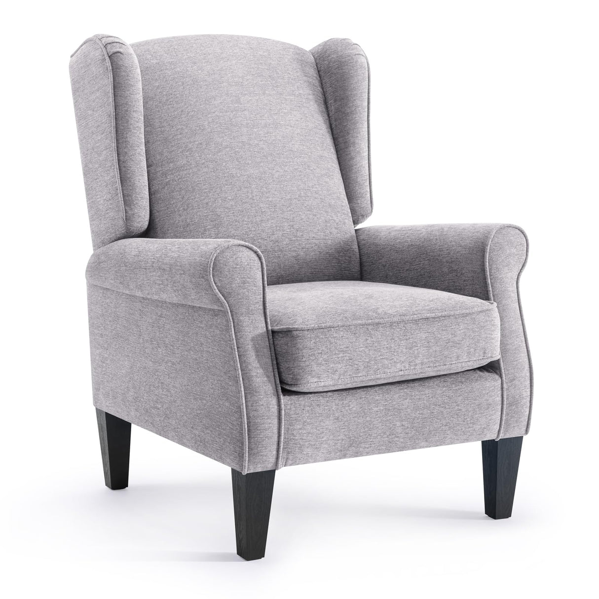 Modern Accent Chair, Chenille Fabric Armchair with High Resilience Sponge & Sturdy Legs