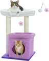 Cat Tree Tower for Indoor Cats with Private Cozy Cat Condo