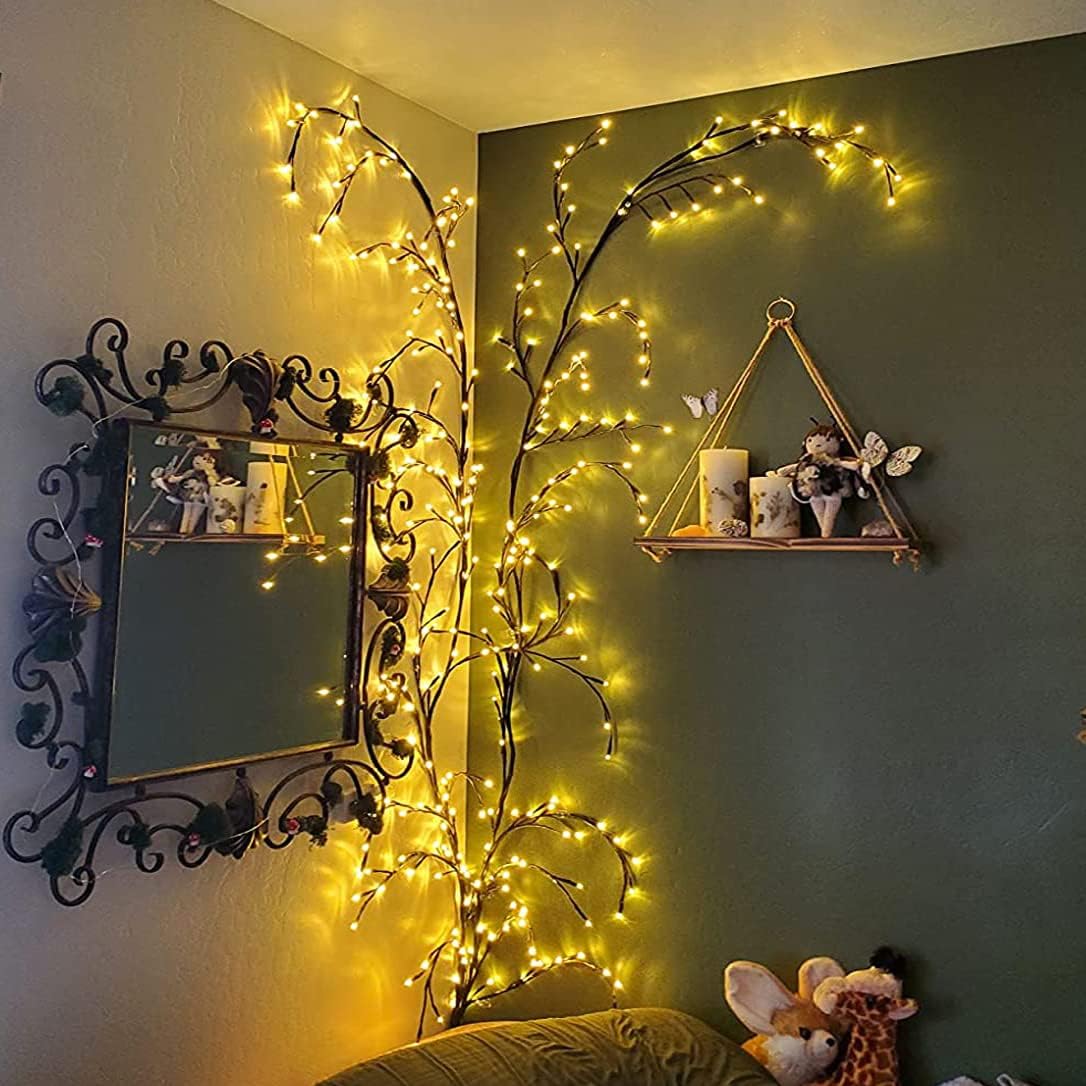 Vines for Home Decor, 7.5Ft Christmas Swags Decorations Indoor Walls Decor Artificial