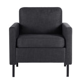 Fabric Accent Chairs Comfy Reading Chair for Bedroom, Living Room Chairs