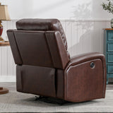 Power Recliner Chairs, Electric Leather Recliners with USB Charge Port and Upholstered