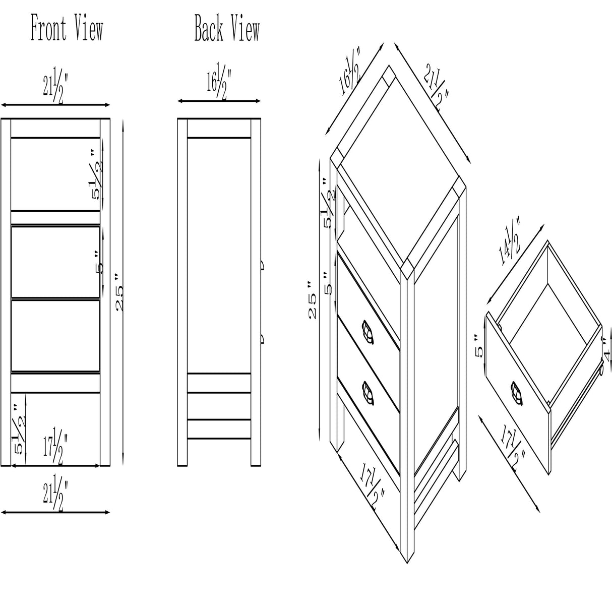 Arden Bedroom Set, Queen Bed, Driftwood Gray