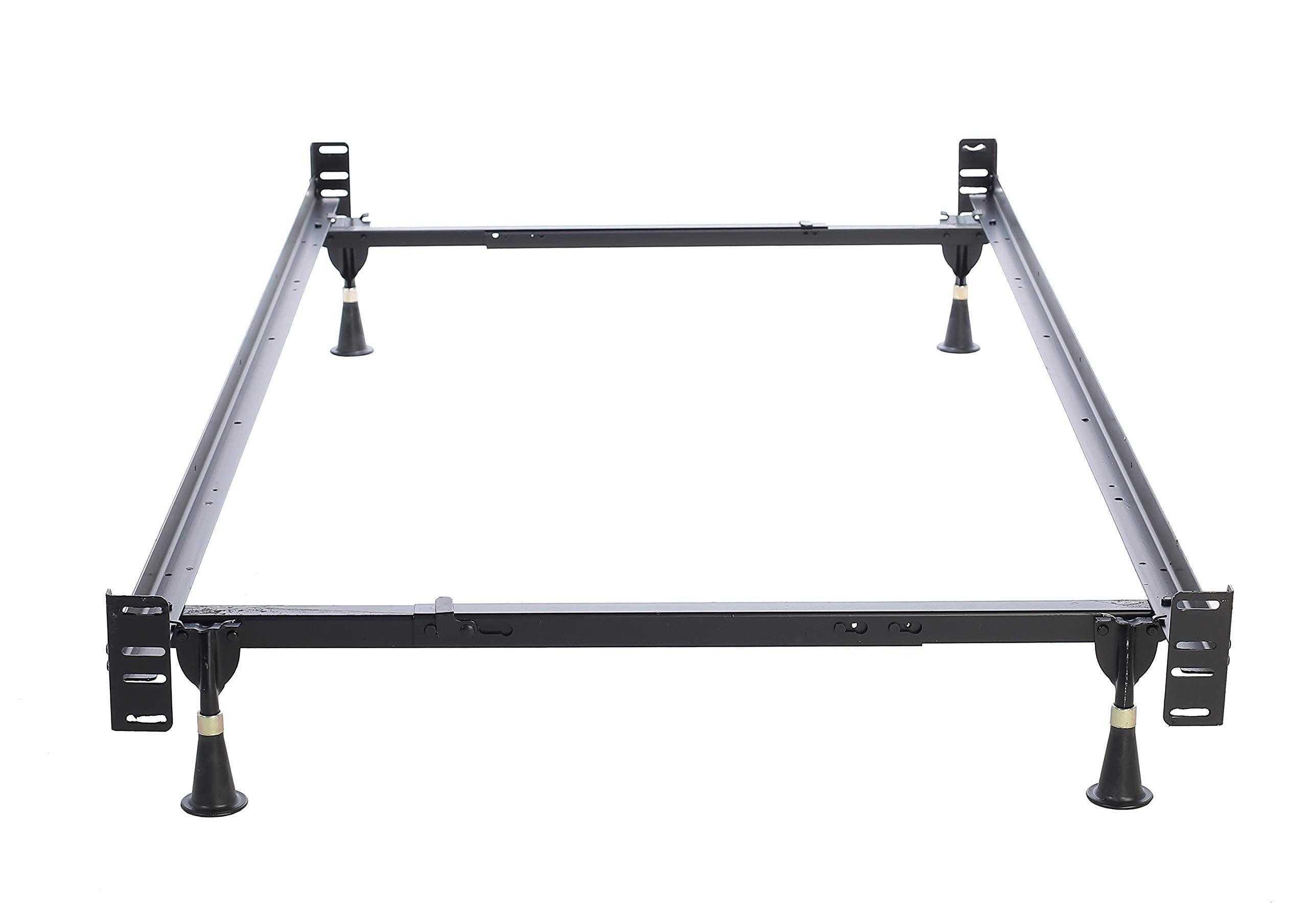 Bed Frame with Headboard/Footboard Attachment/4 Legs