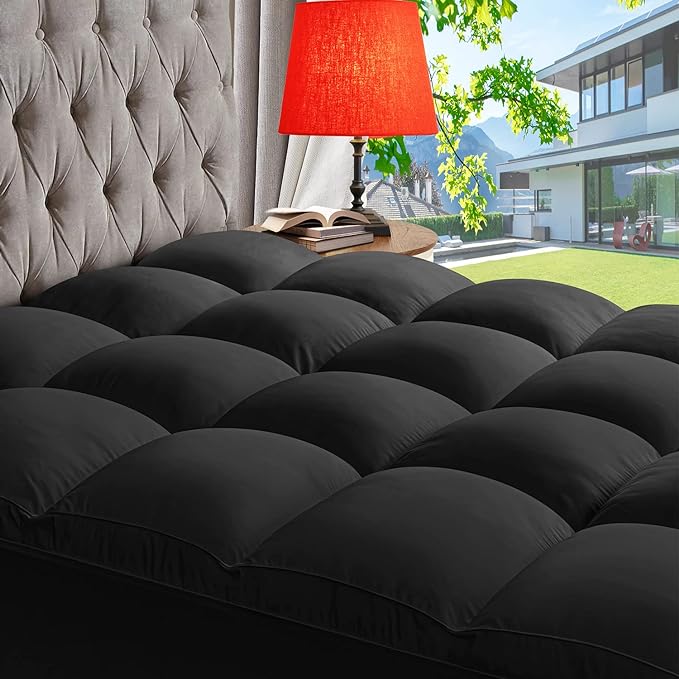 Mattress Topper for Back Pain Relief, Extra Thick Mattress Pad Pillowtop