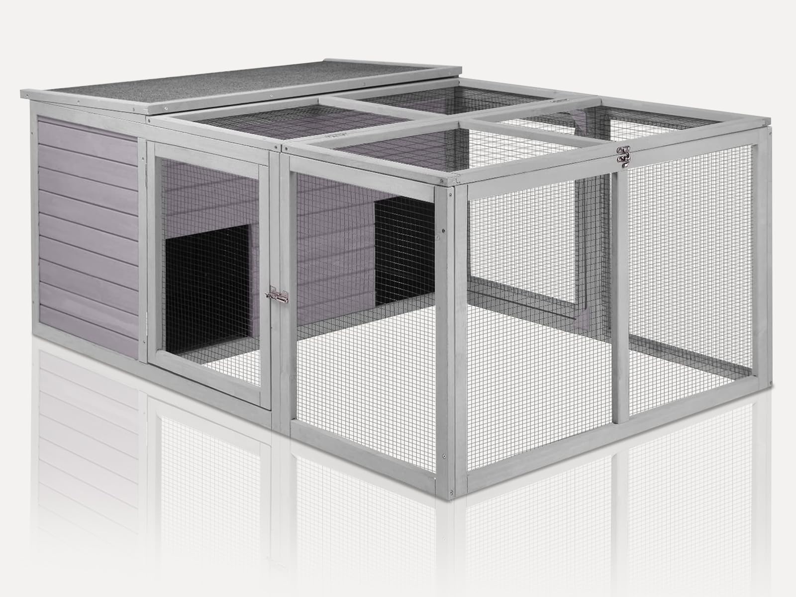 Chicken Coop Large Wooden Rabbit Hutch Indoor Outdoor