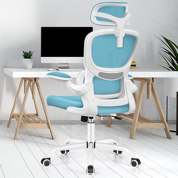 Ergonomic Office Chair, High Back Mesh Desk Chair with Lumbar Support and Adjustable