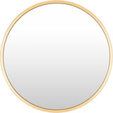 Mirrors, Leitner Modern Round Wall Mirror for Living Room, Bedroom (36" H x 36" W)