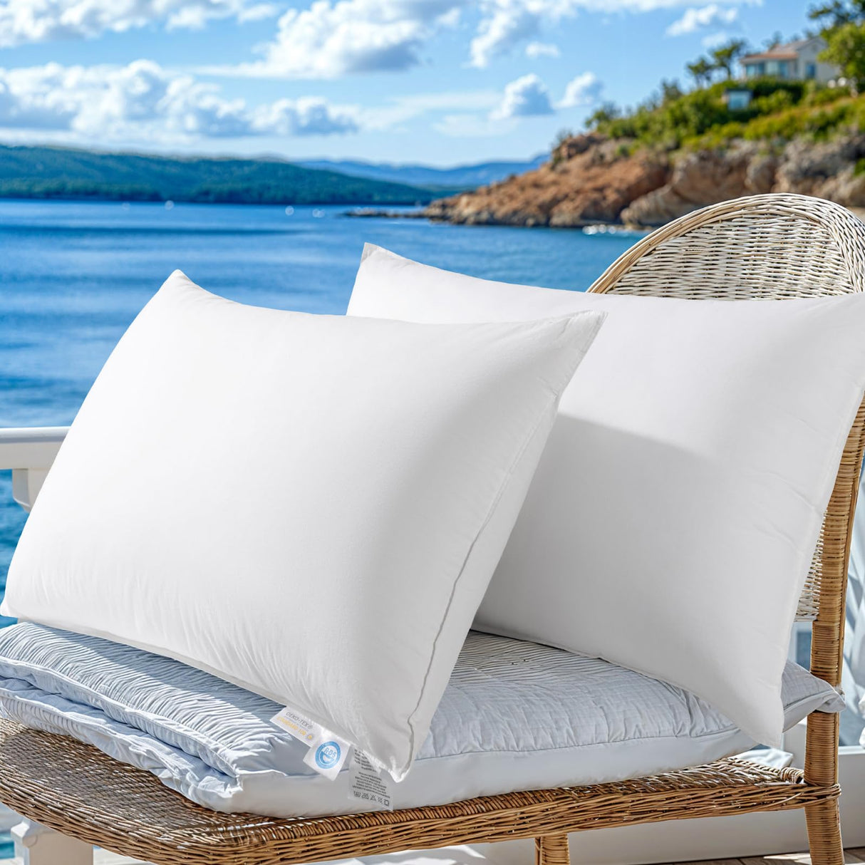 Canada Goose Down Pillow 1050 Fill Power 80% Goose Down 20% Goose Feather 100%
